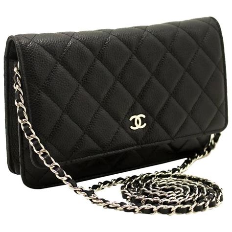 chanel bag black crossbody|authentic chanel wallet crossbody.